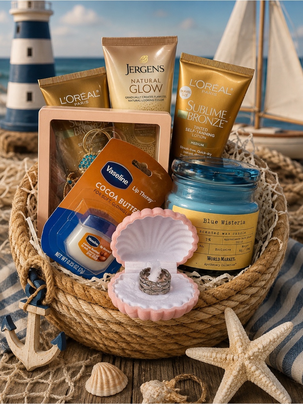 Summer Themed Gift Basket